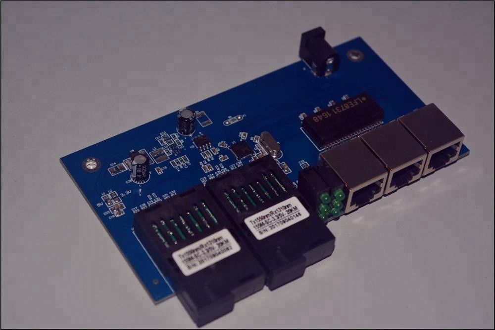 L-F HASL Surface Printed Circuit Board Assembly Fast Transceiver Motherboard PCBA