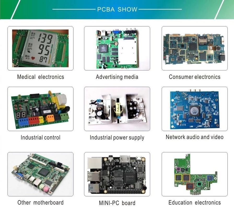 Electronic PCB Prototype HASL Surface Finish 0.2-4.0mm Board Thickness
